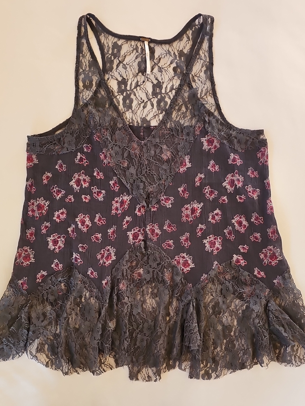 Free People Lacey/gauzey Tank Top